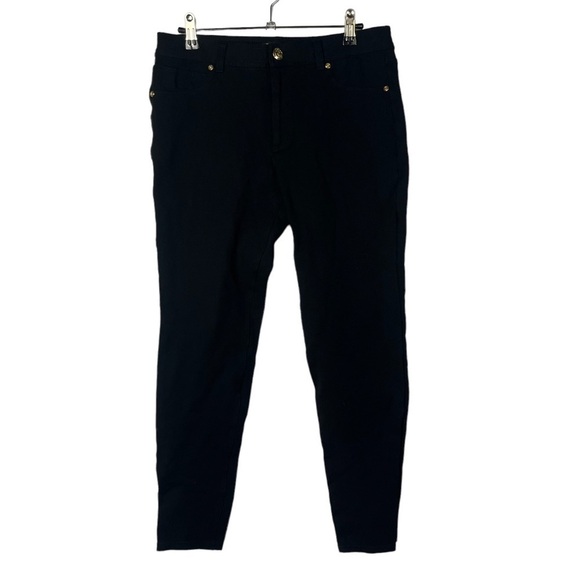 Juicy Couture Black Stretch Mid Rise Skinny Jegging Jeans 10 - Picture 1 of 4